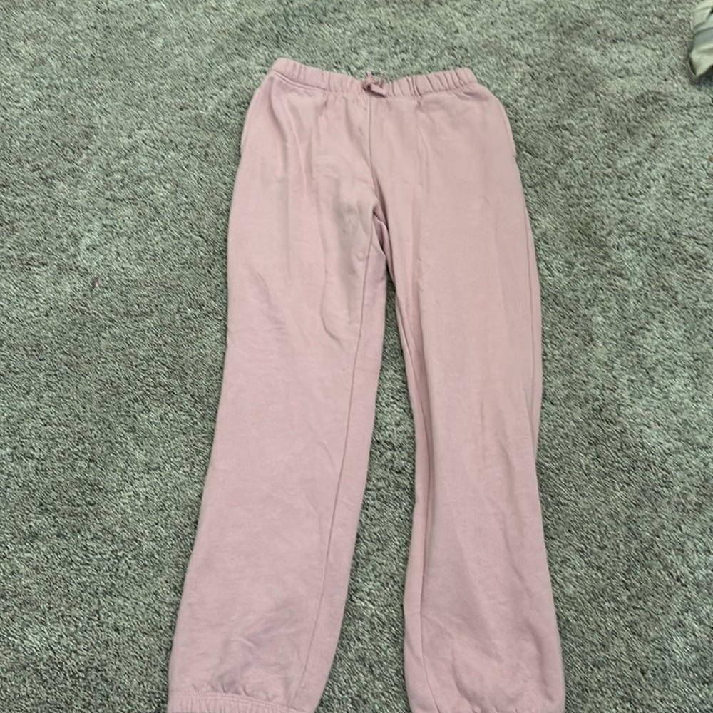 Pink sweatpants